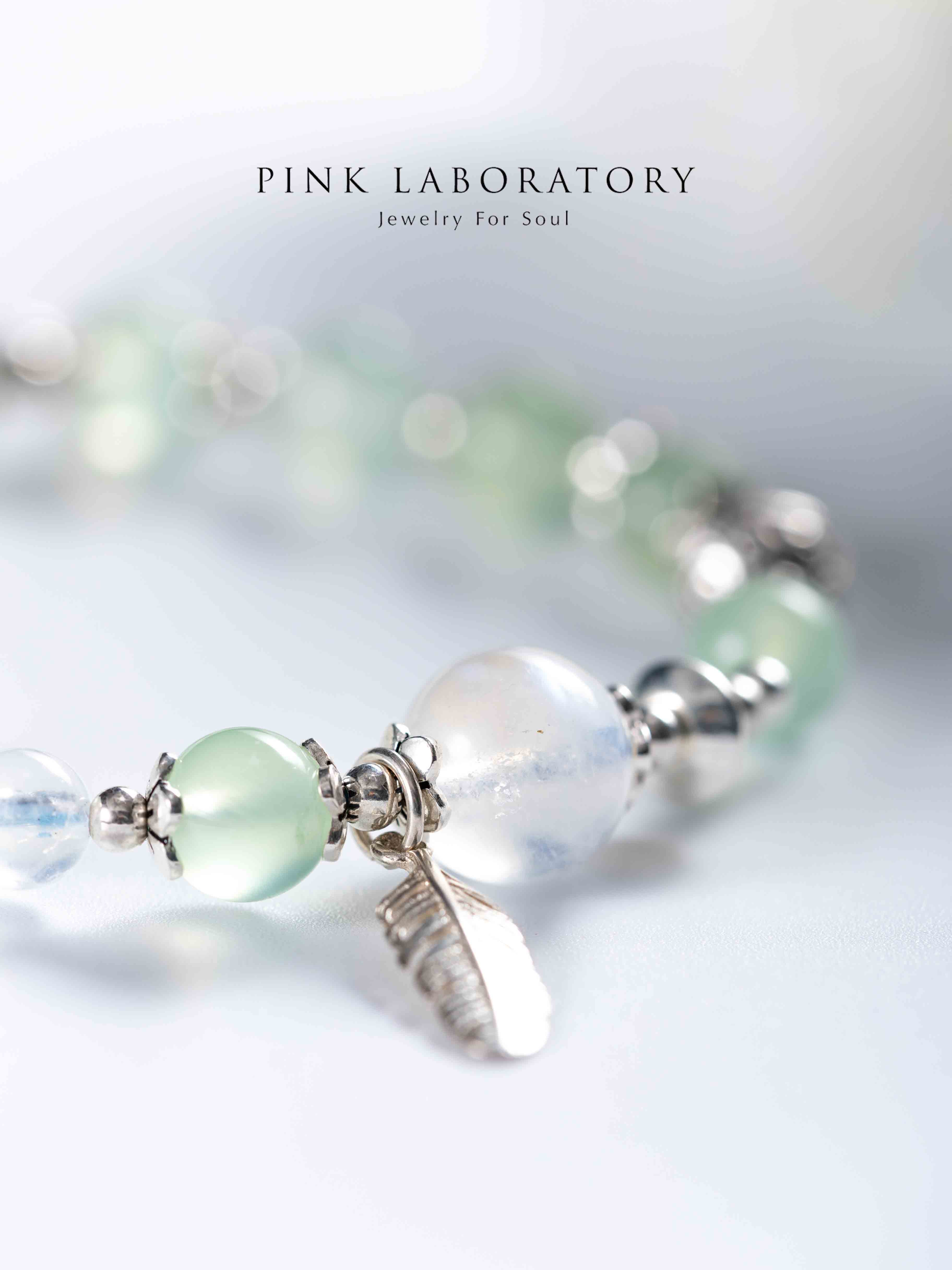 葡萄石月光石925 純銀