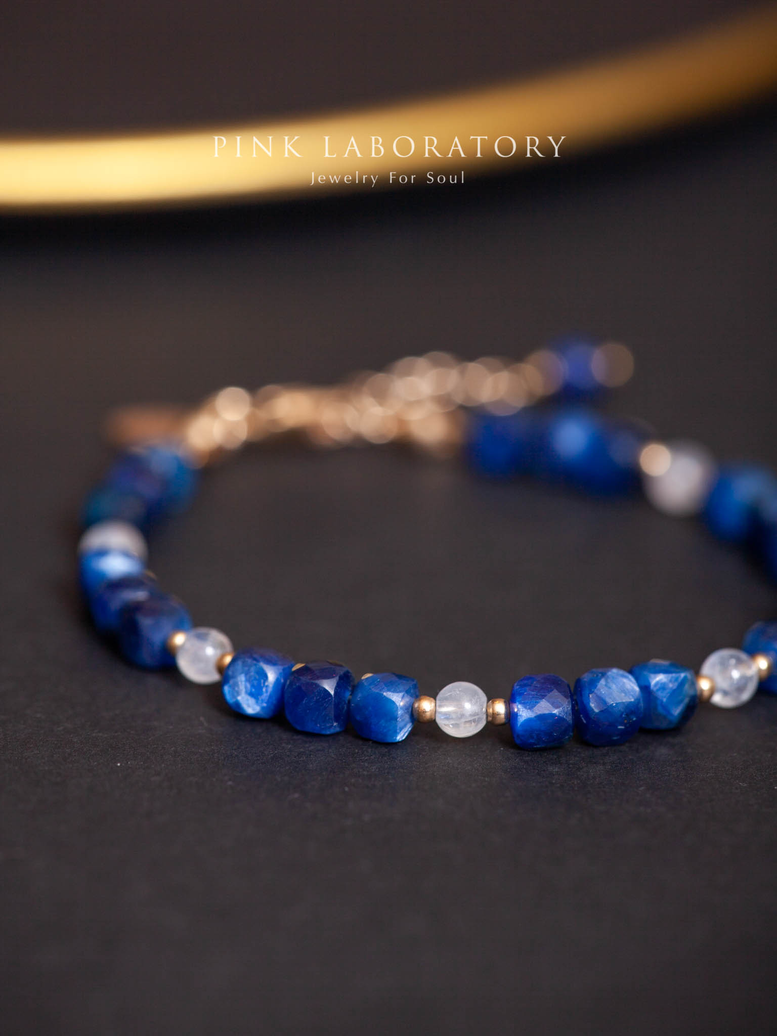 藍晶石月光石手鍊