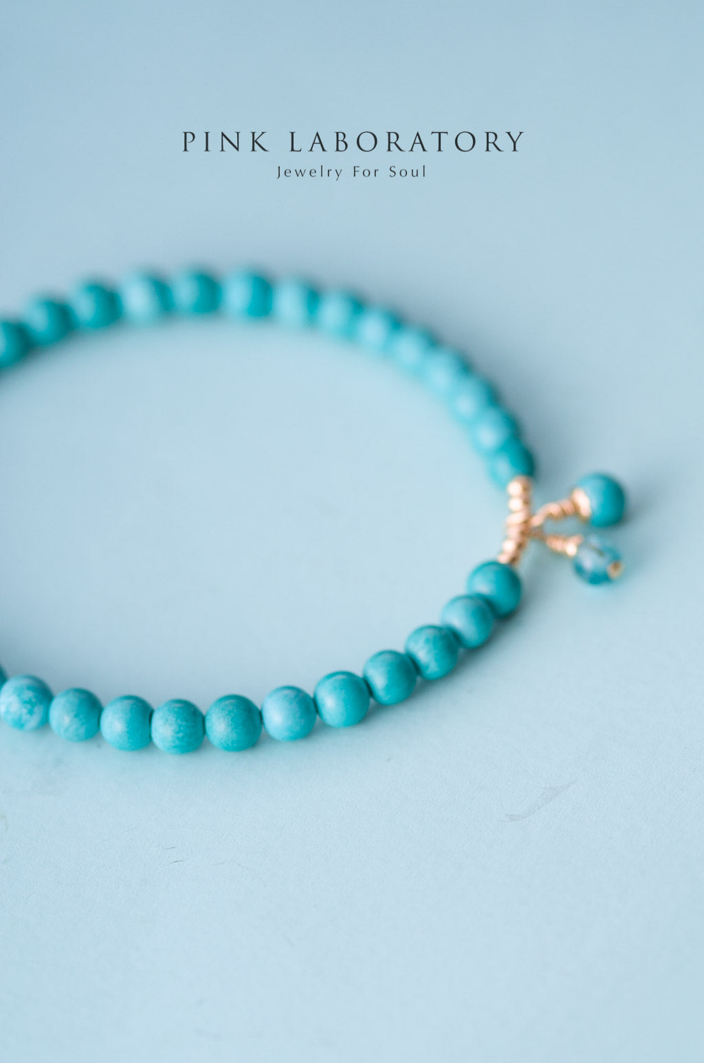 綠松石手鍊 | 單圈 | 4mm | 14K包金