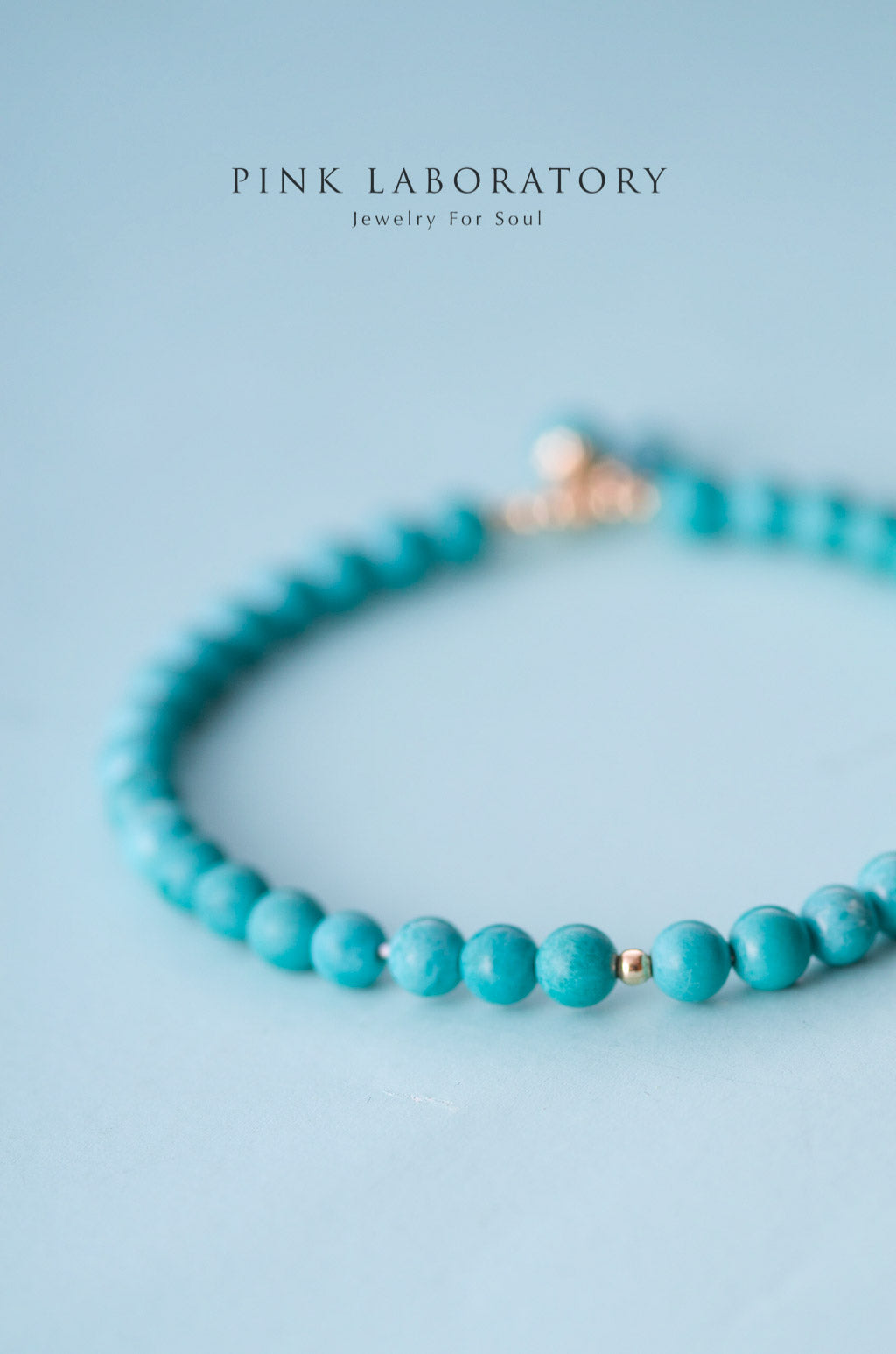 綠松石手鍊 | 單圈 | 4mm | 14K包金