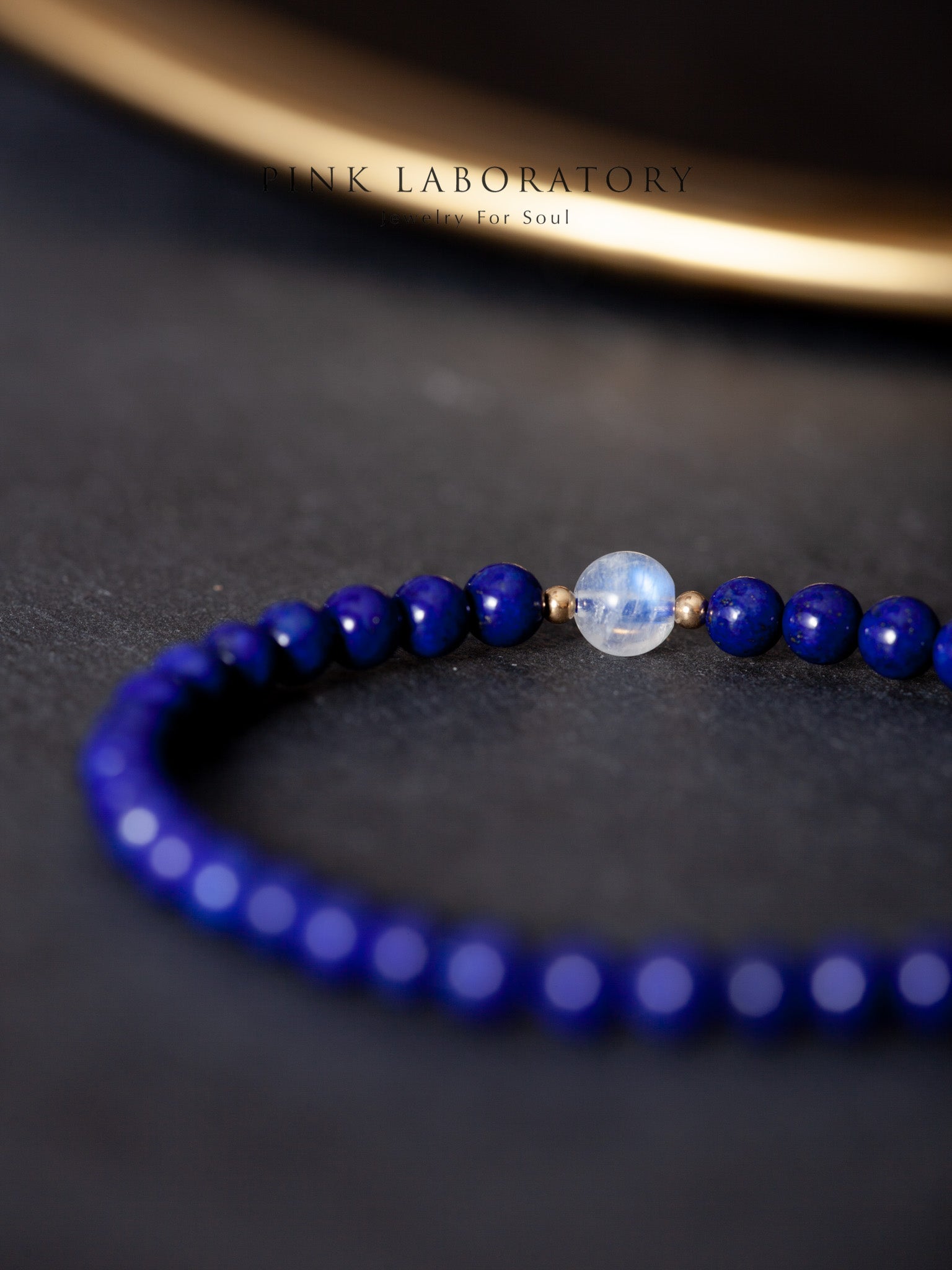 青金石月光石14KGF手鍊