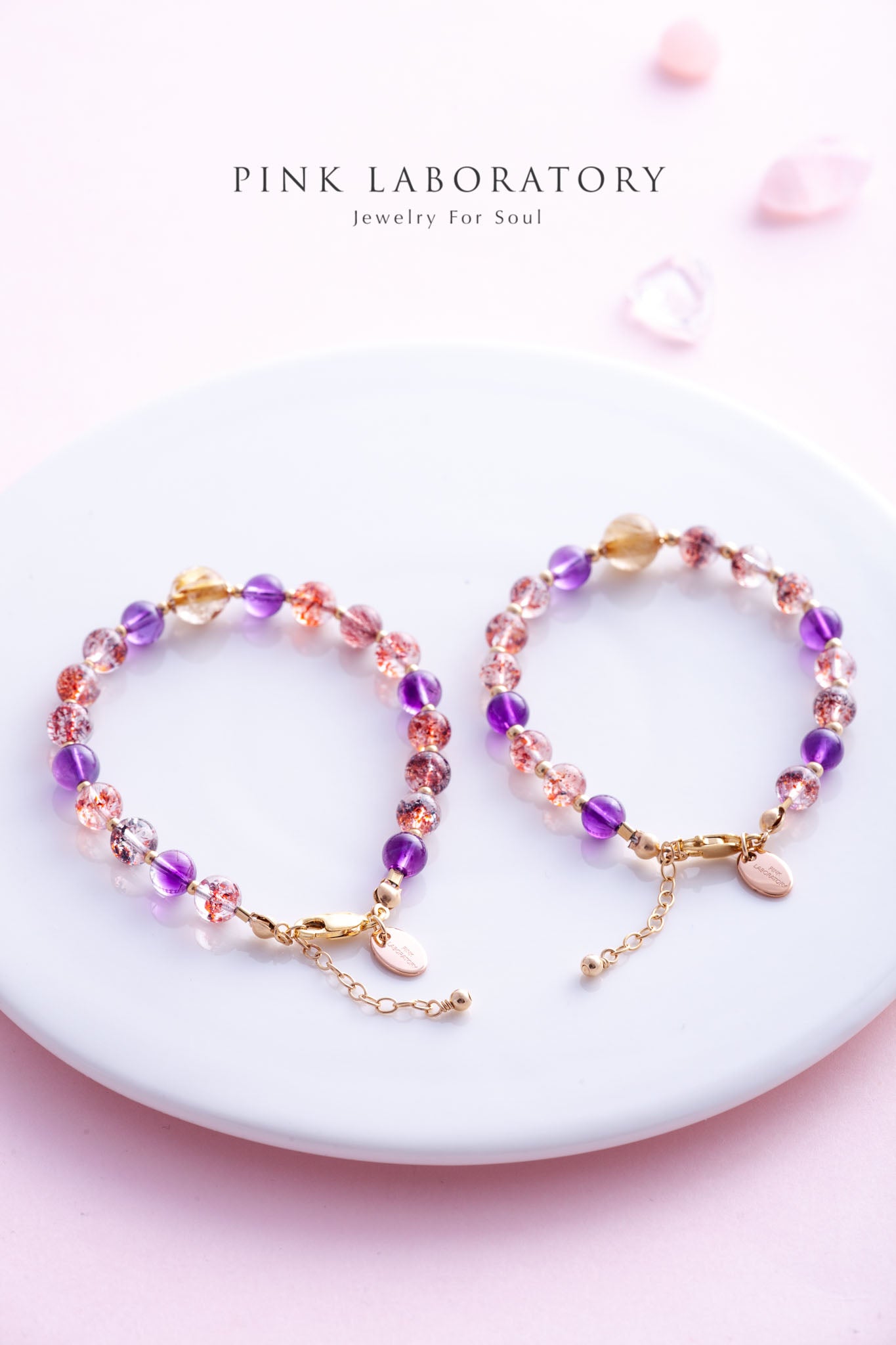 超級七金髮晶6mm手鍊