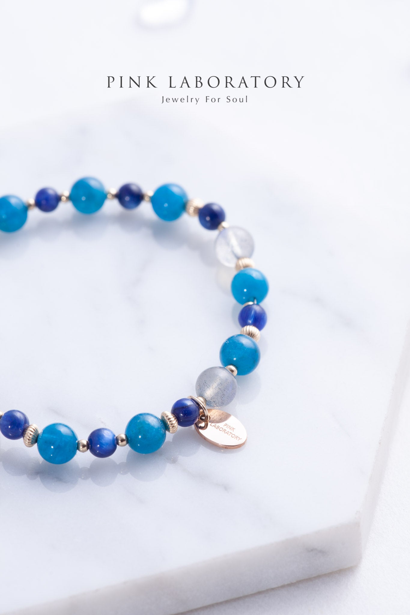 磷灰石藍晶石手鍊