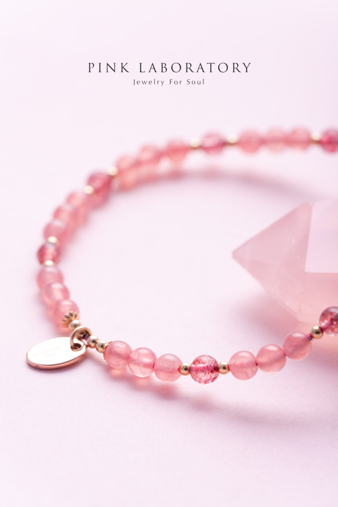 紅紋石草莓晶14k包金手鍊