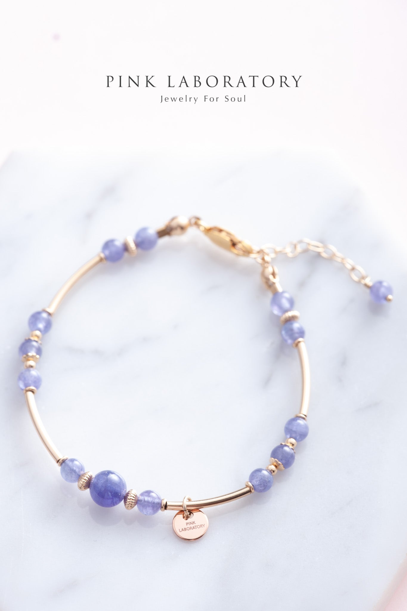 坦桑石14KGF手鍊