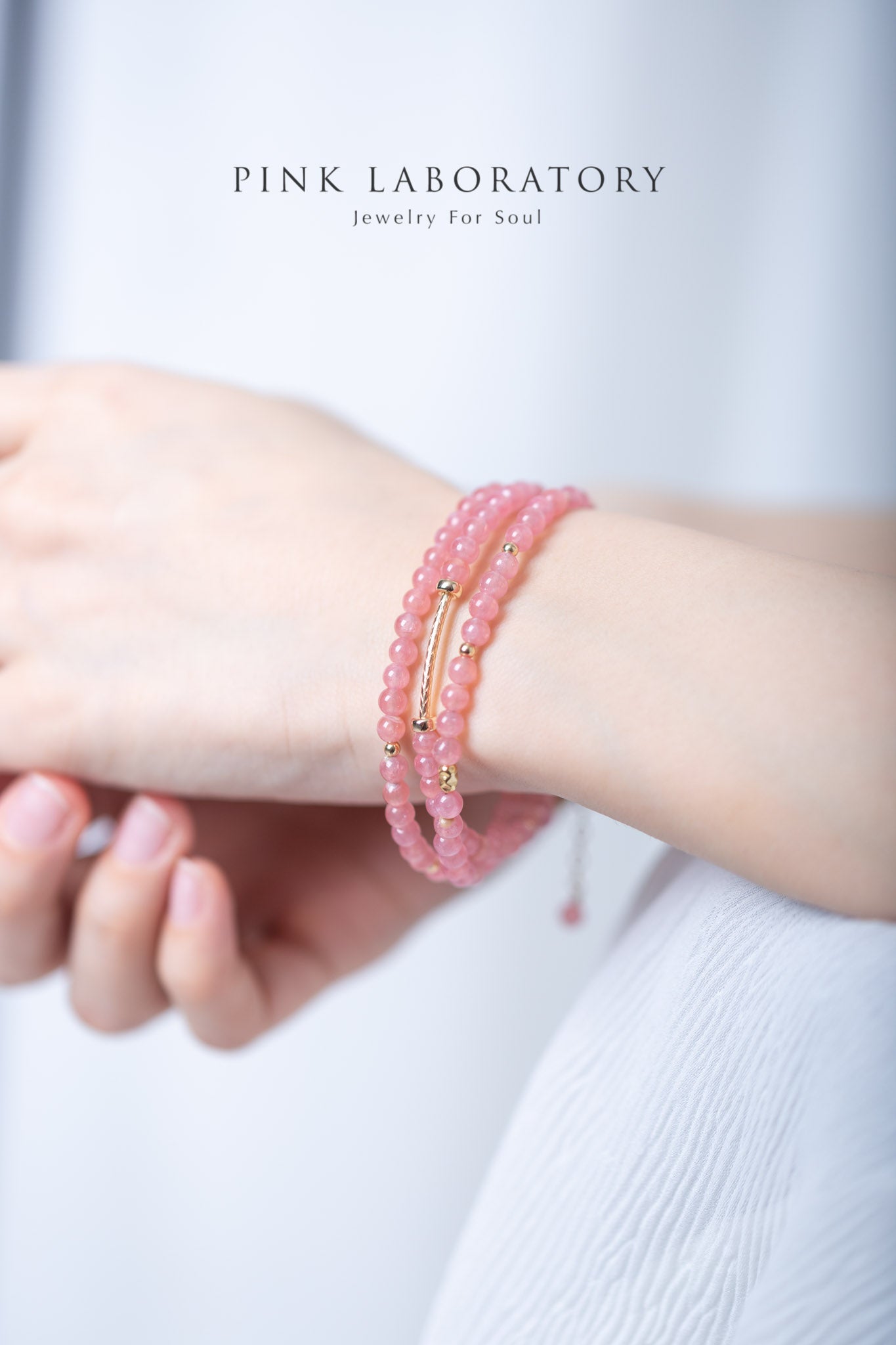 紅紋石14k包金手鍊