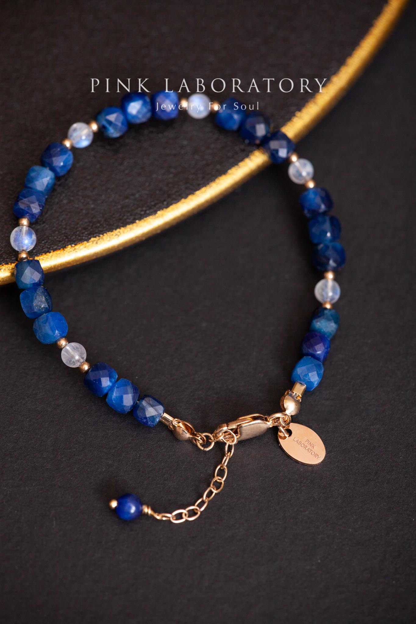 藍晶石月光石手鍊