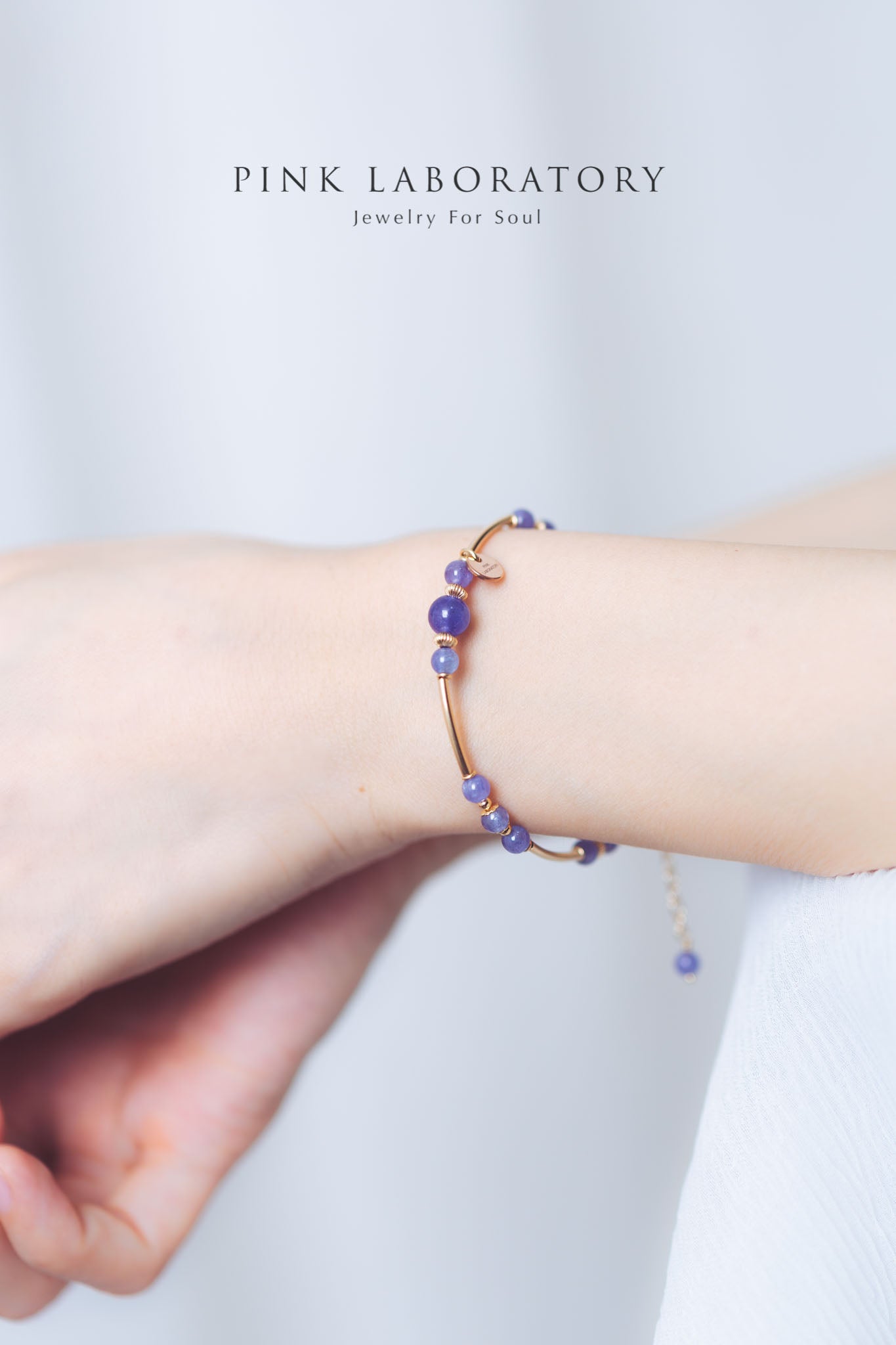 坦桑石14KGF手鍊