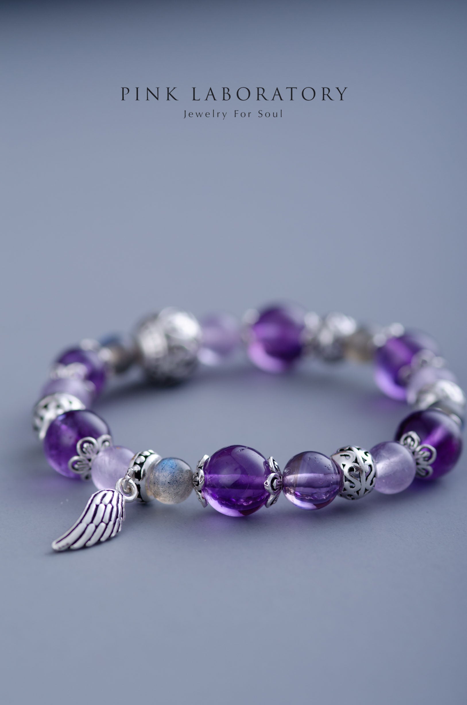 紫水晶 10mm手鍊 | 925純銀