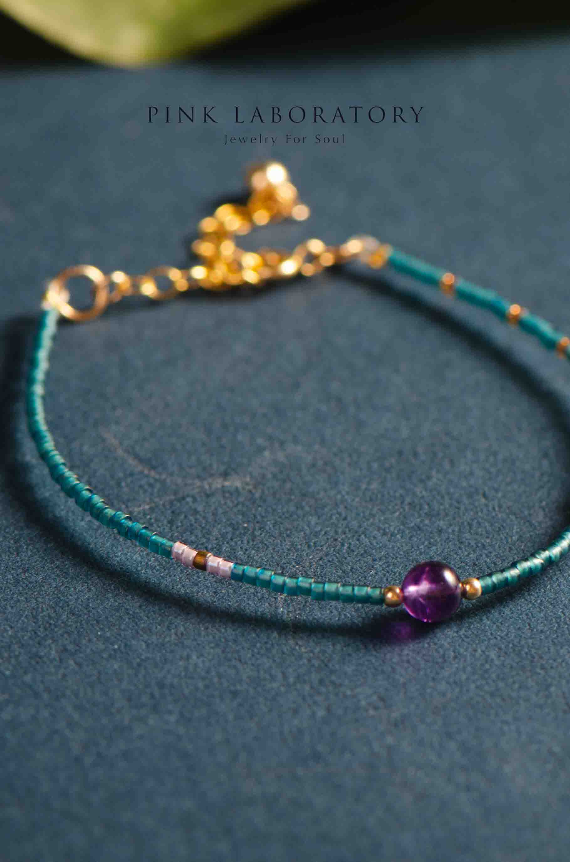 烏拉圭紫水晶極細手鍊