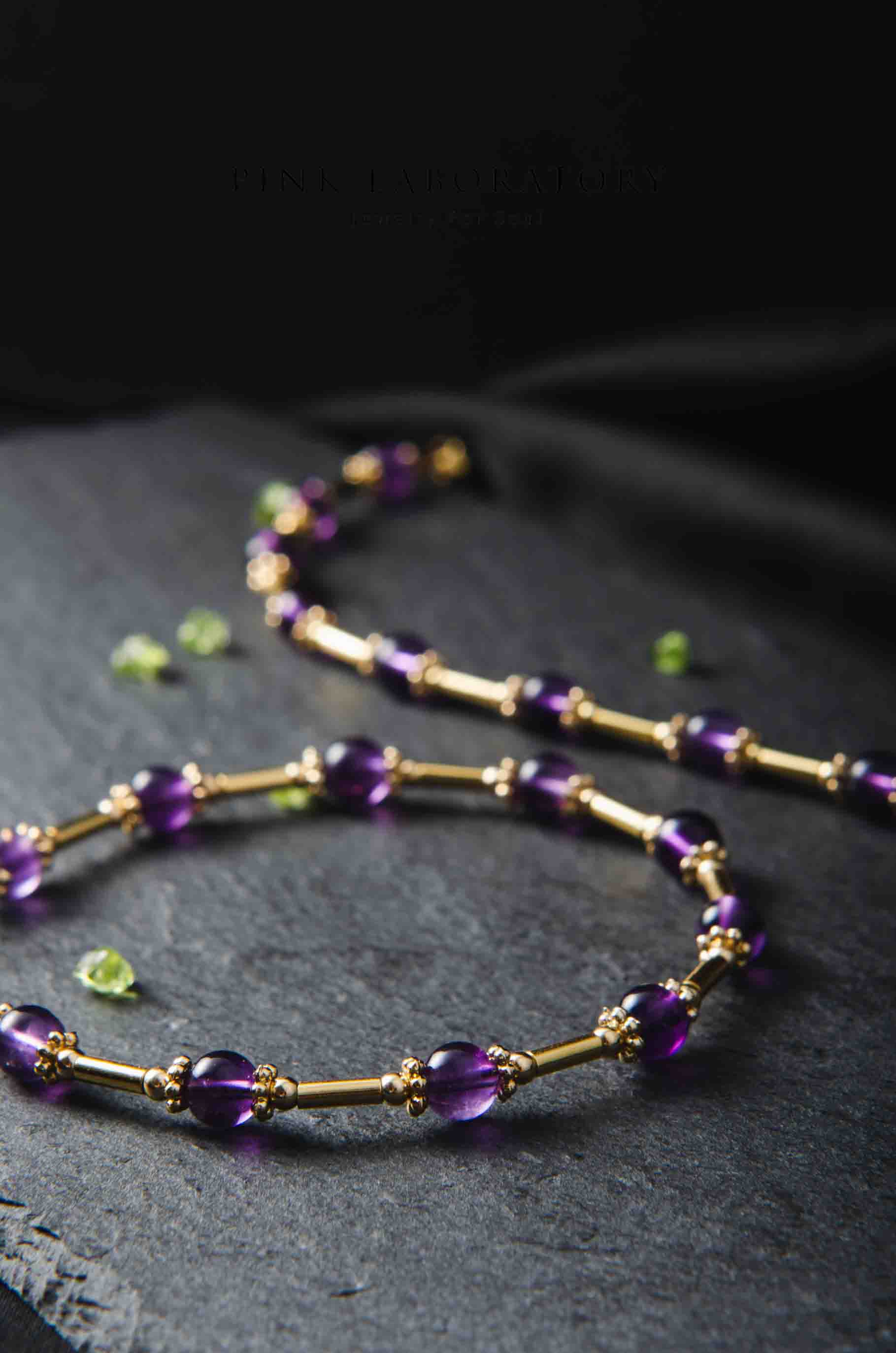 烏拉圭紫水晶手鍊 | 歐若拉系列