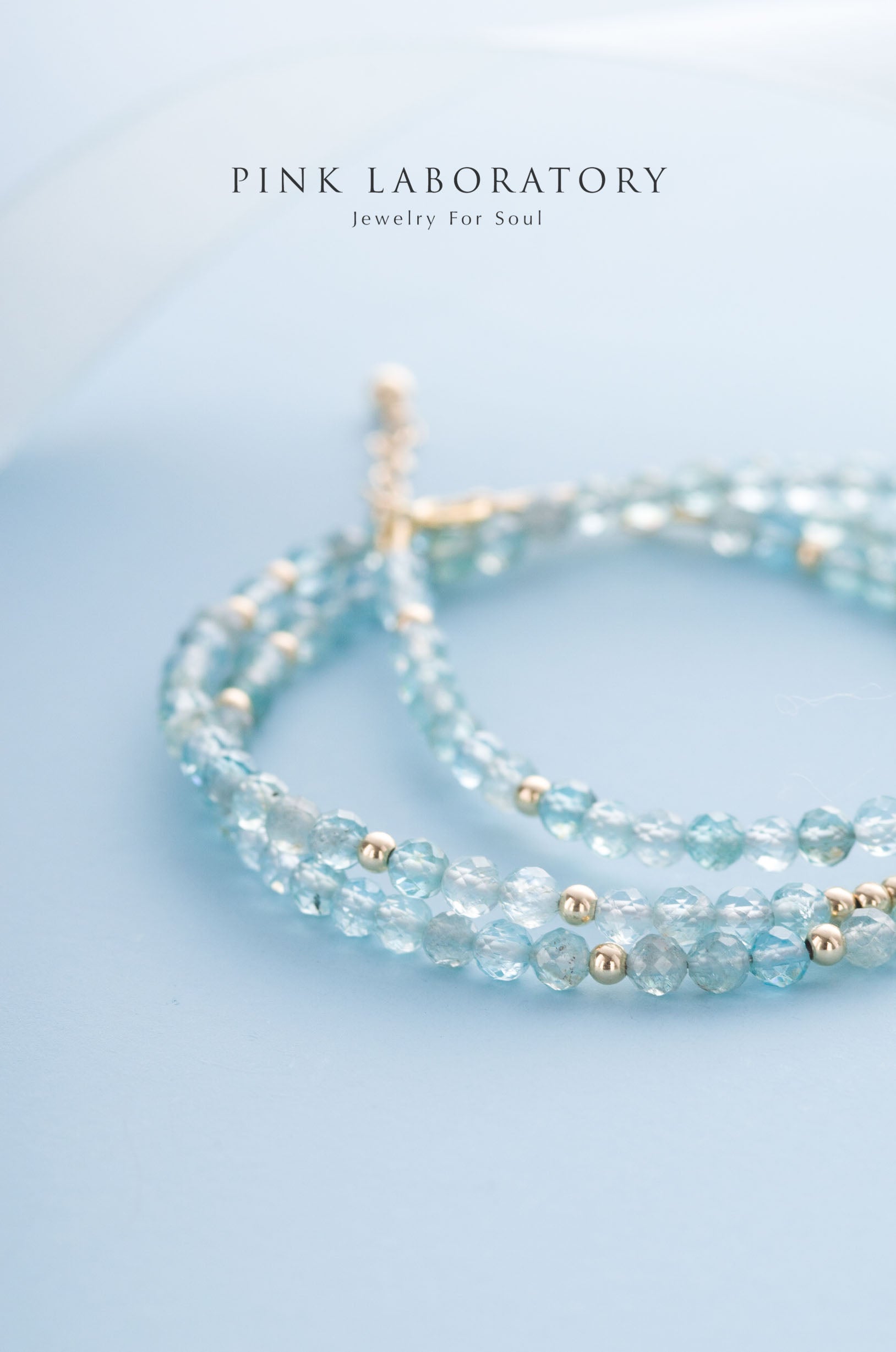 磷灰石極細手鍊 | 14K包金三圈手鏈