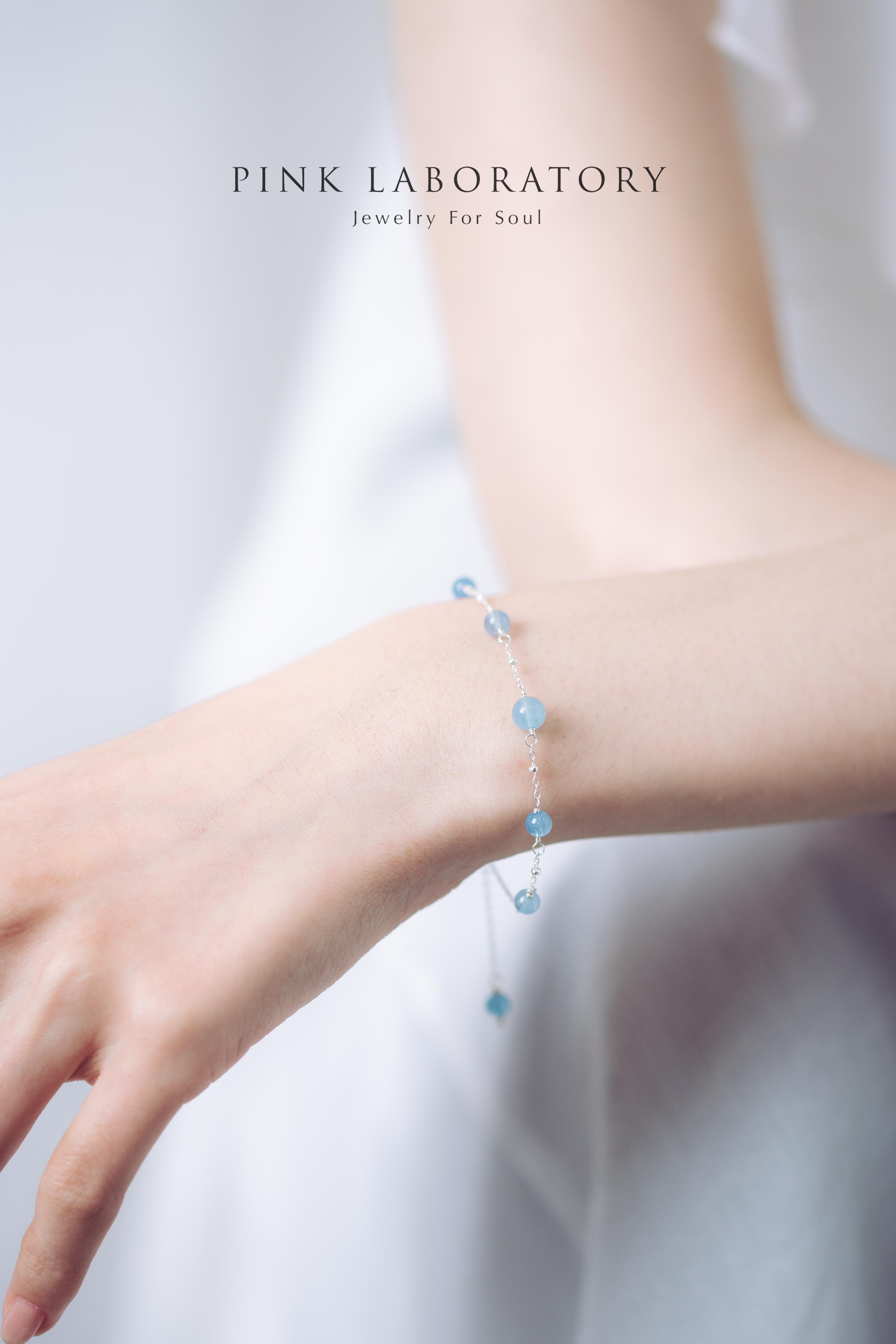 海藍寶手鍊 | 925純銀手鏈