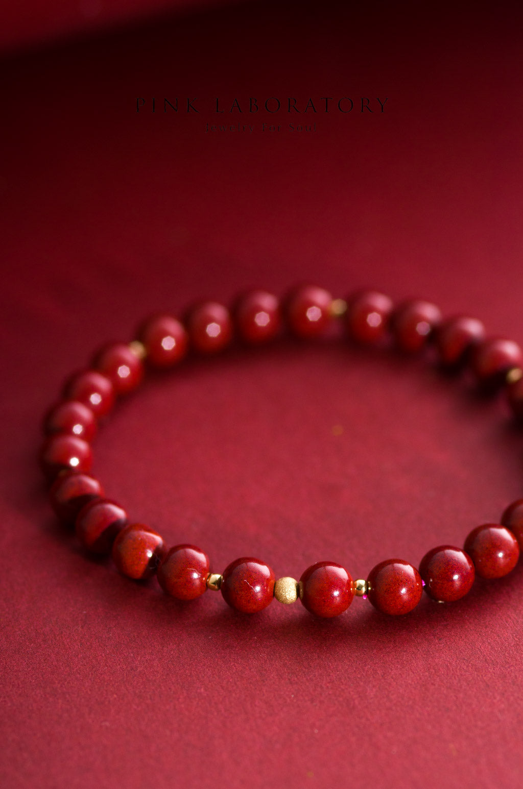 紫金砂硃砂手鏈 | 14KGF手鍊