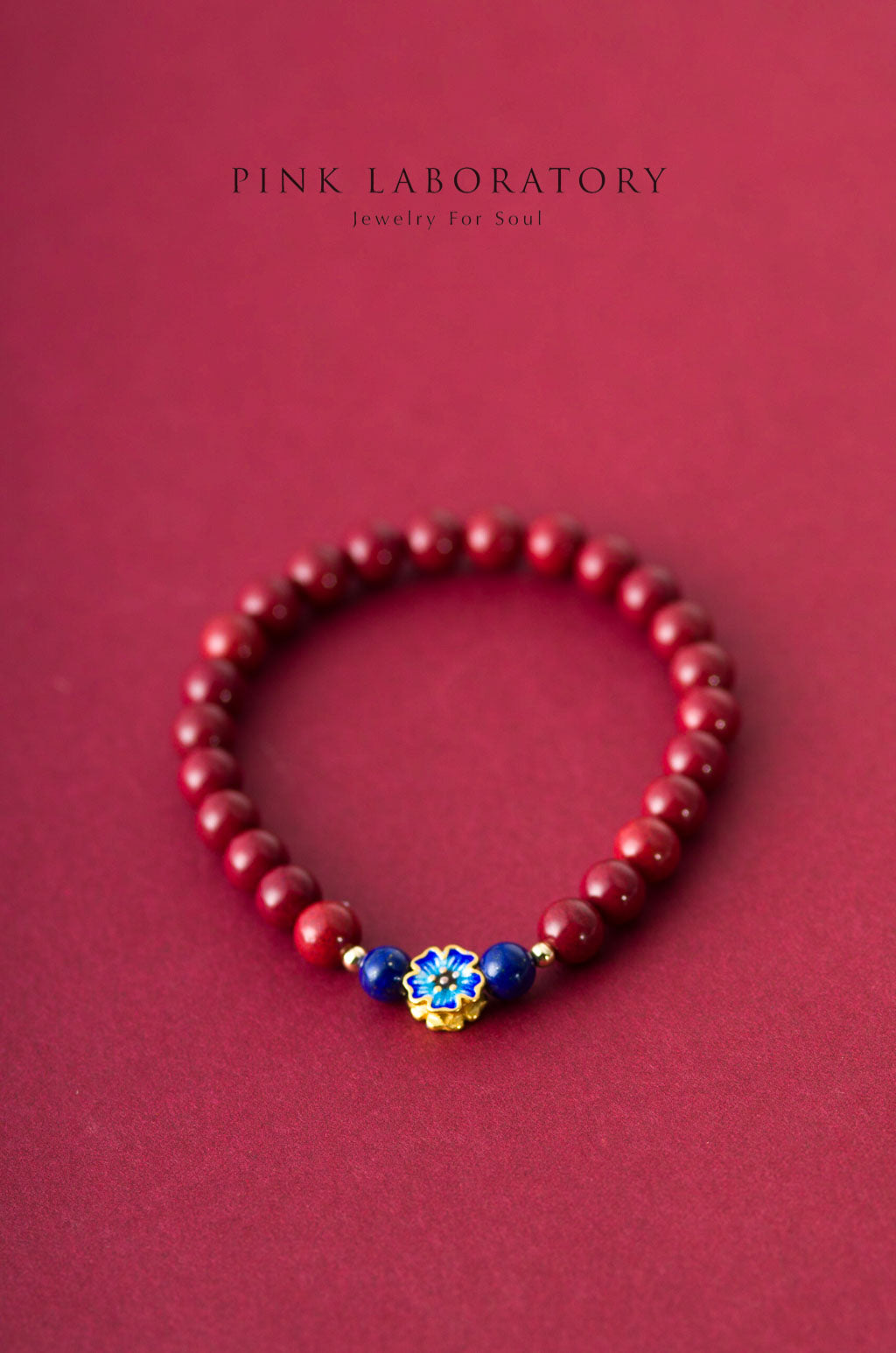 硃砂紫金砂6mm手鍊 | 14KGF手鏈