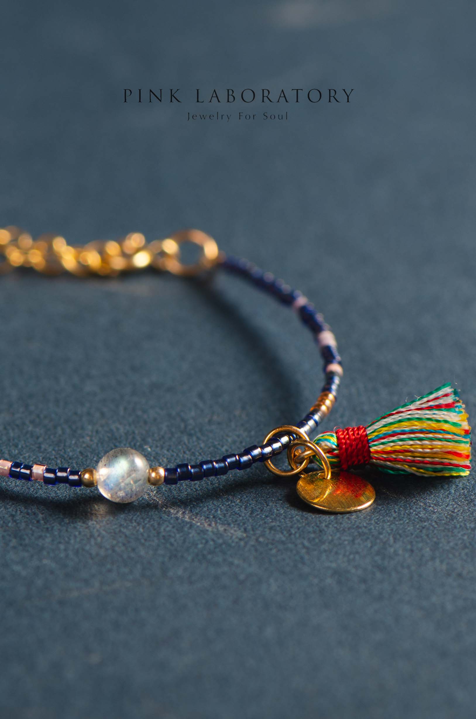 極細系列  |  拉長石日本米珠手鍊