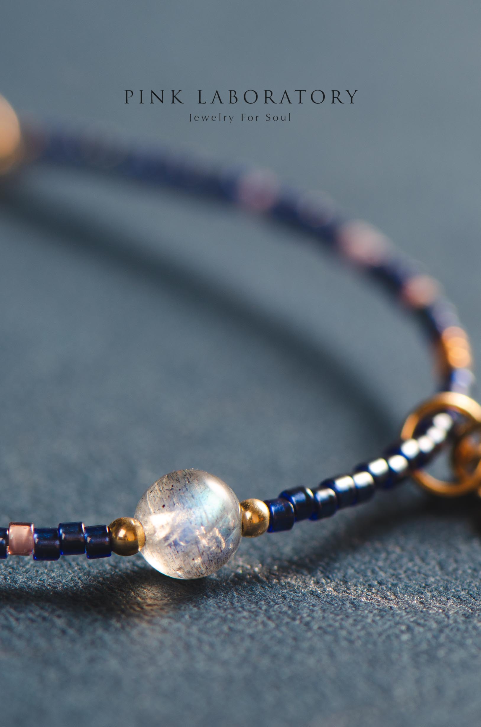 極細系列  |  拉長石日本米珠手鍊