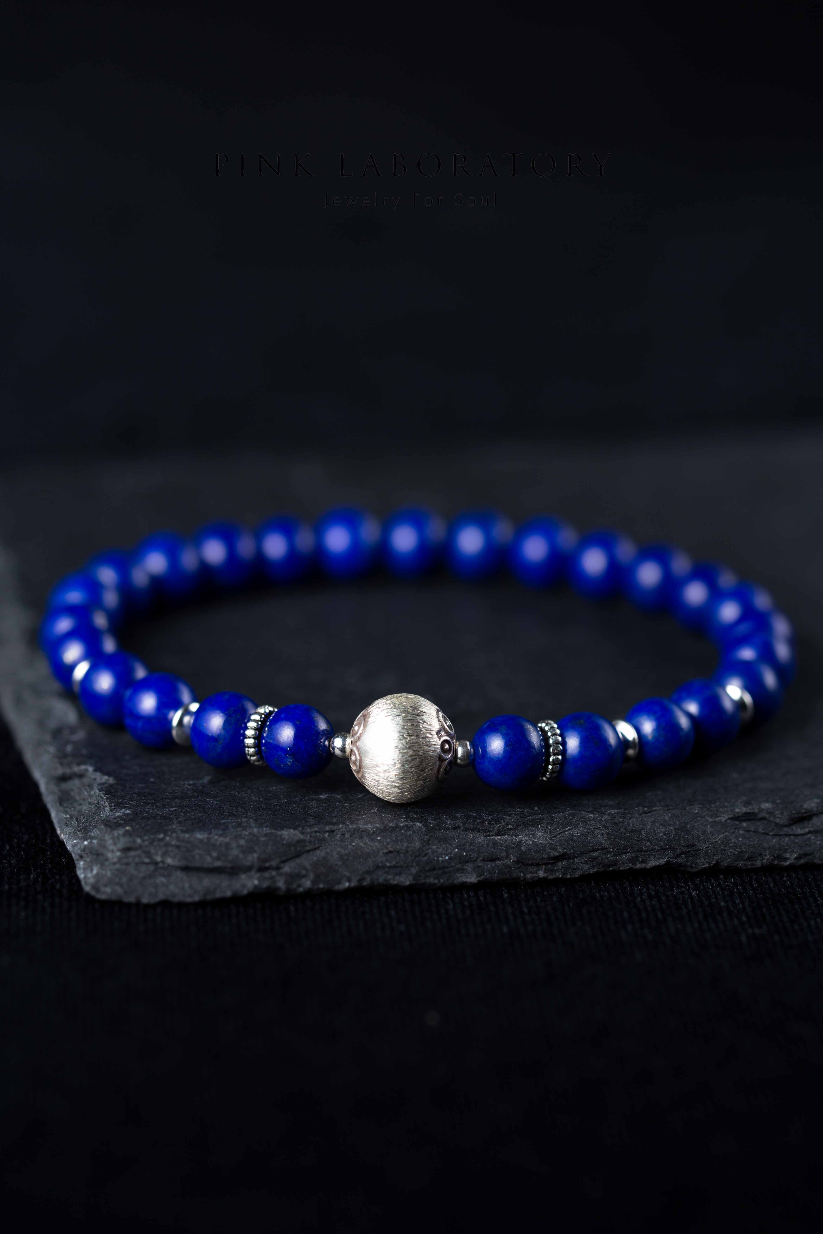 青金石925純銀手鍊