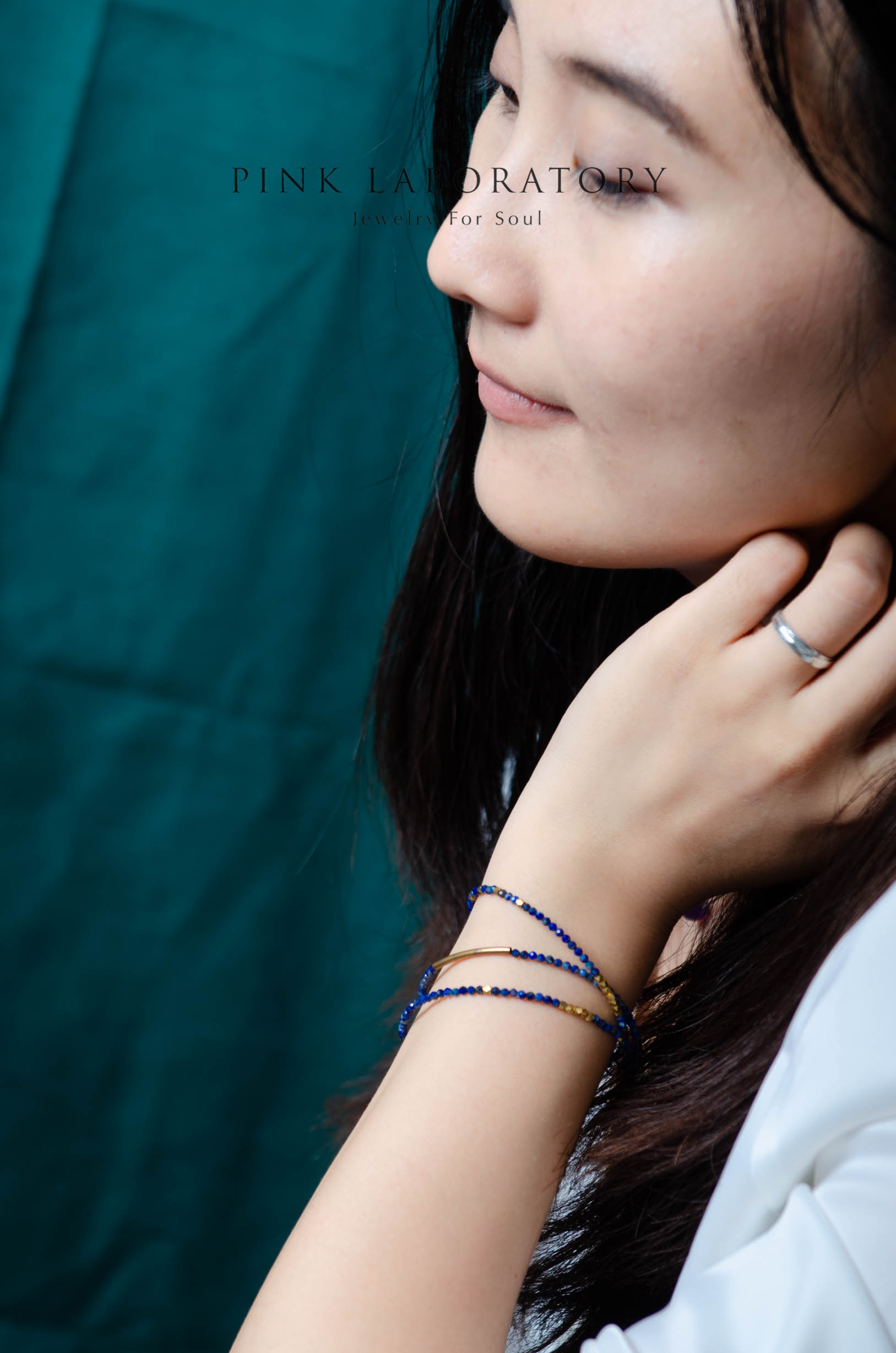 梵高的星夜 | 青金石3mm多圈手鍊