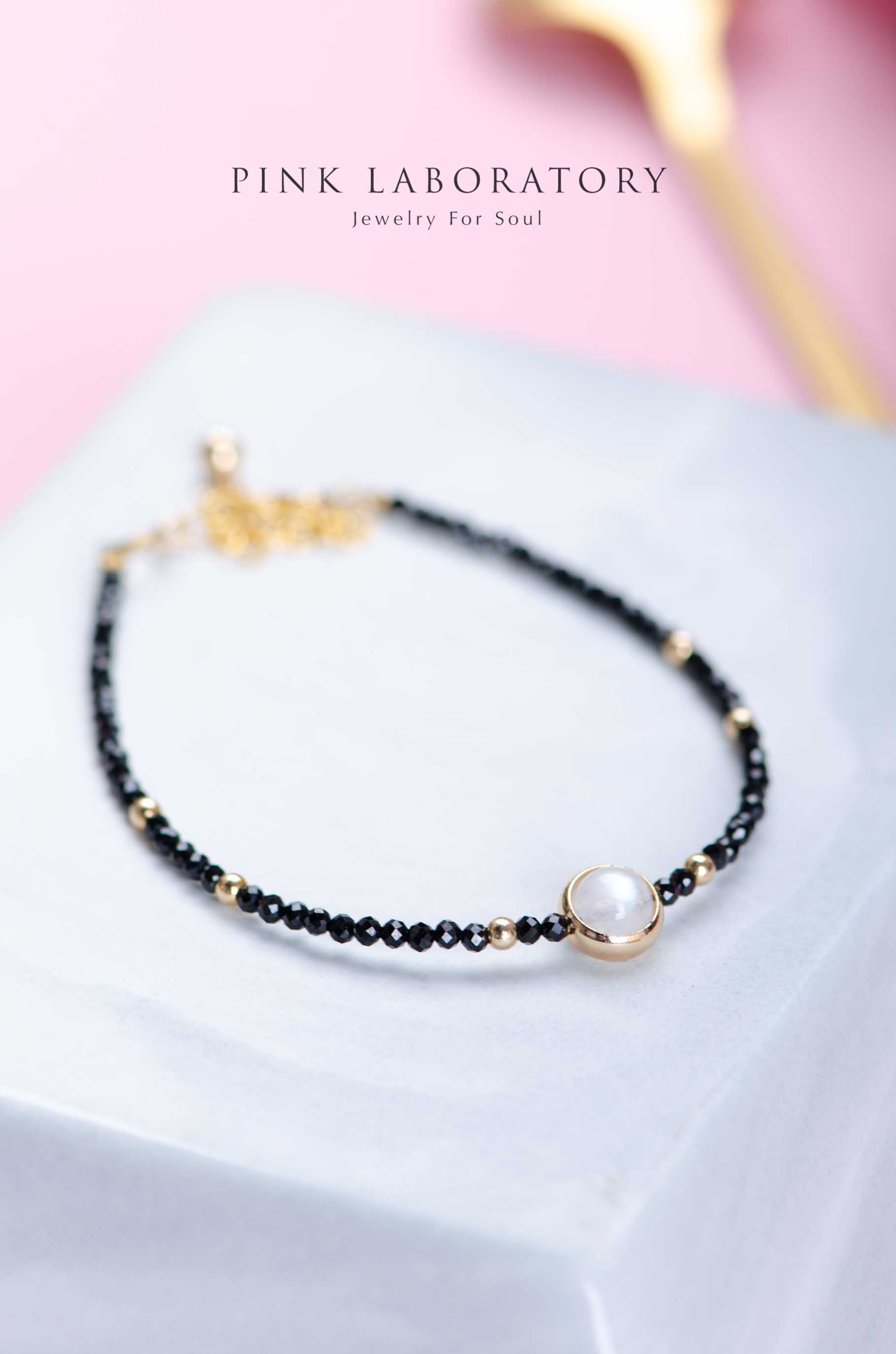 尖晶石月亮石手鏈 | 極細系列