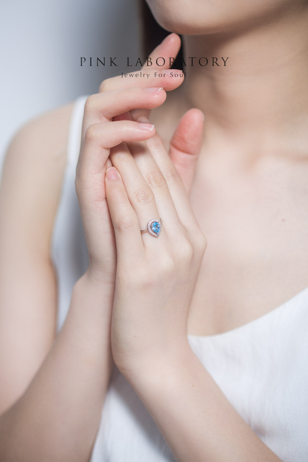 瑞士藍托帕石鋯石925純銀戒指