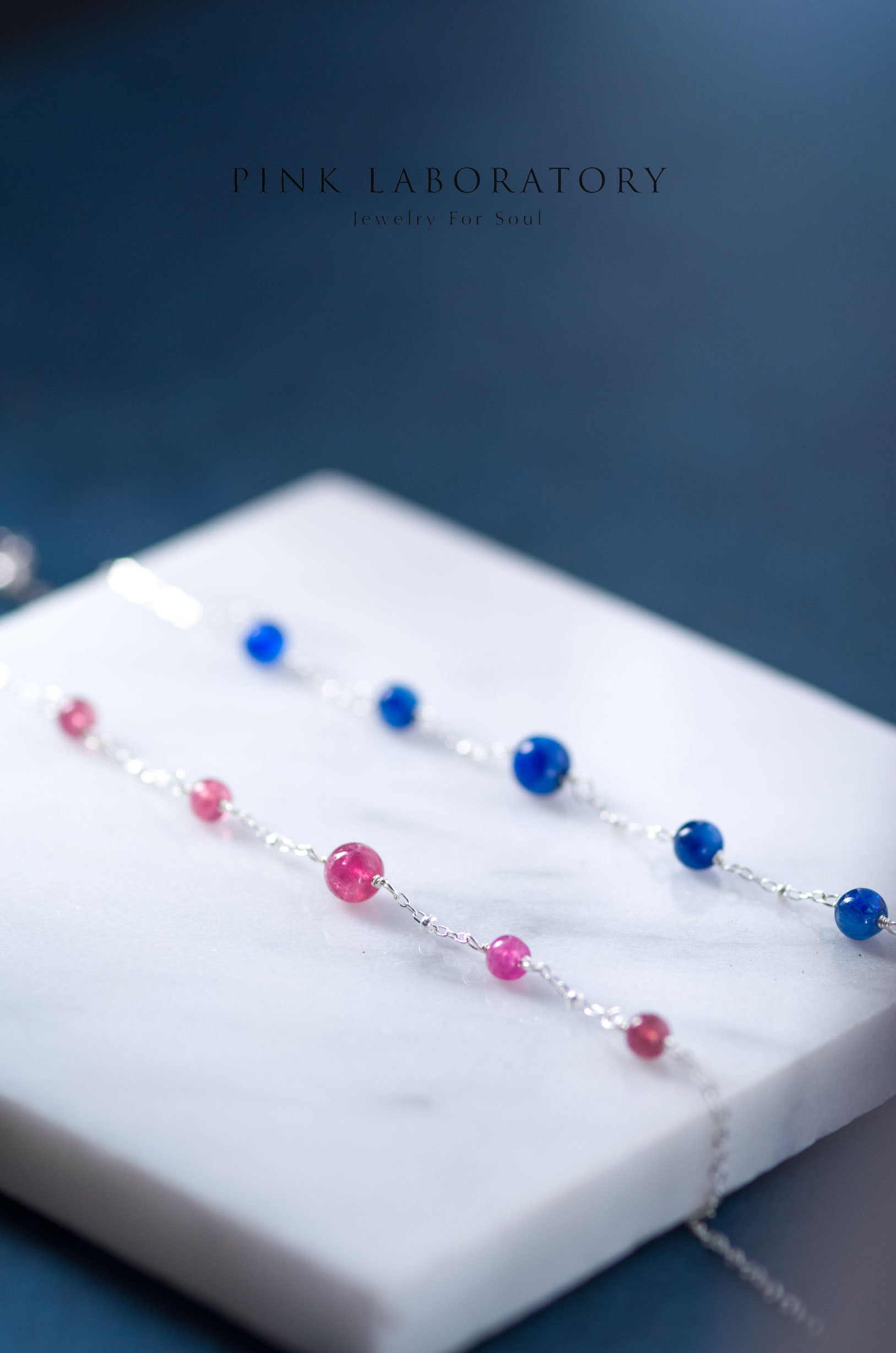 粉紅碧璽手鍊 | 14K包金手鏈