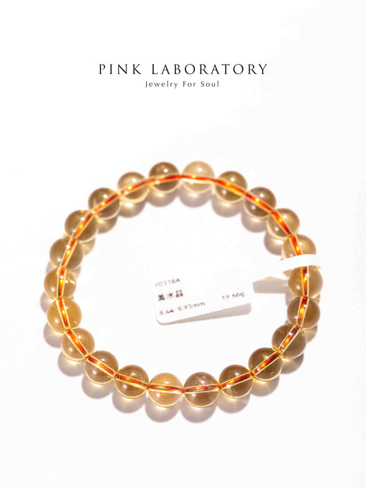 黃水晶手鏈 | 頂級招財水晶一物一圖