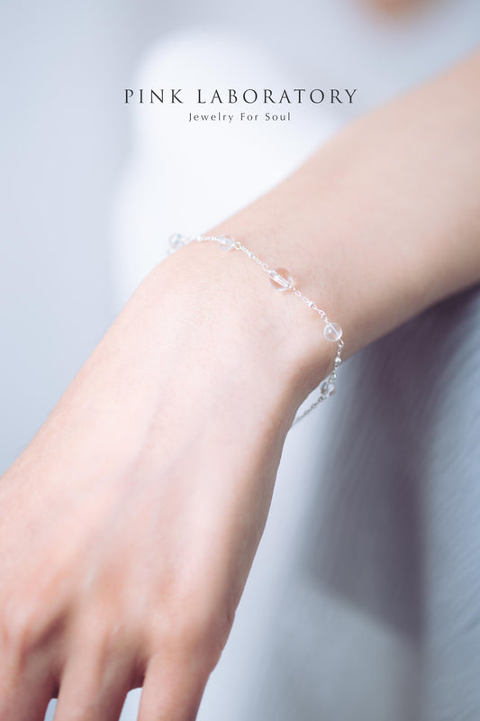 白水晶手鍊 | 925純銀手鏈