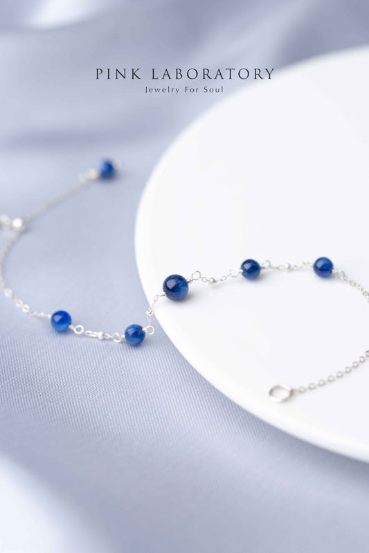 藍晶石手鍊 | 925純銀手鏈