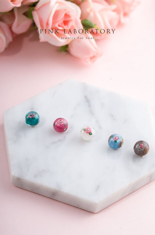 奧地利手繪琉璃珠項鍊 | 925純銀